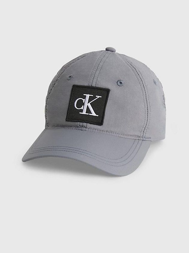 Calvin Klein USA CK Nylon Womens Cap Grey 9607184-MK